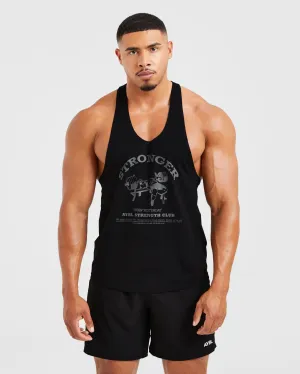All Day Use Breathable Mesh Panels Bench Press Stringer - Black