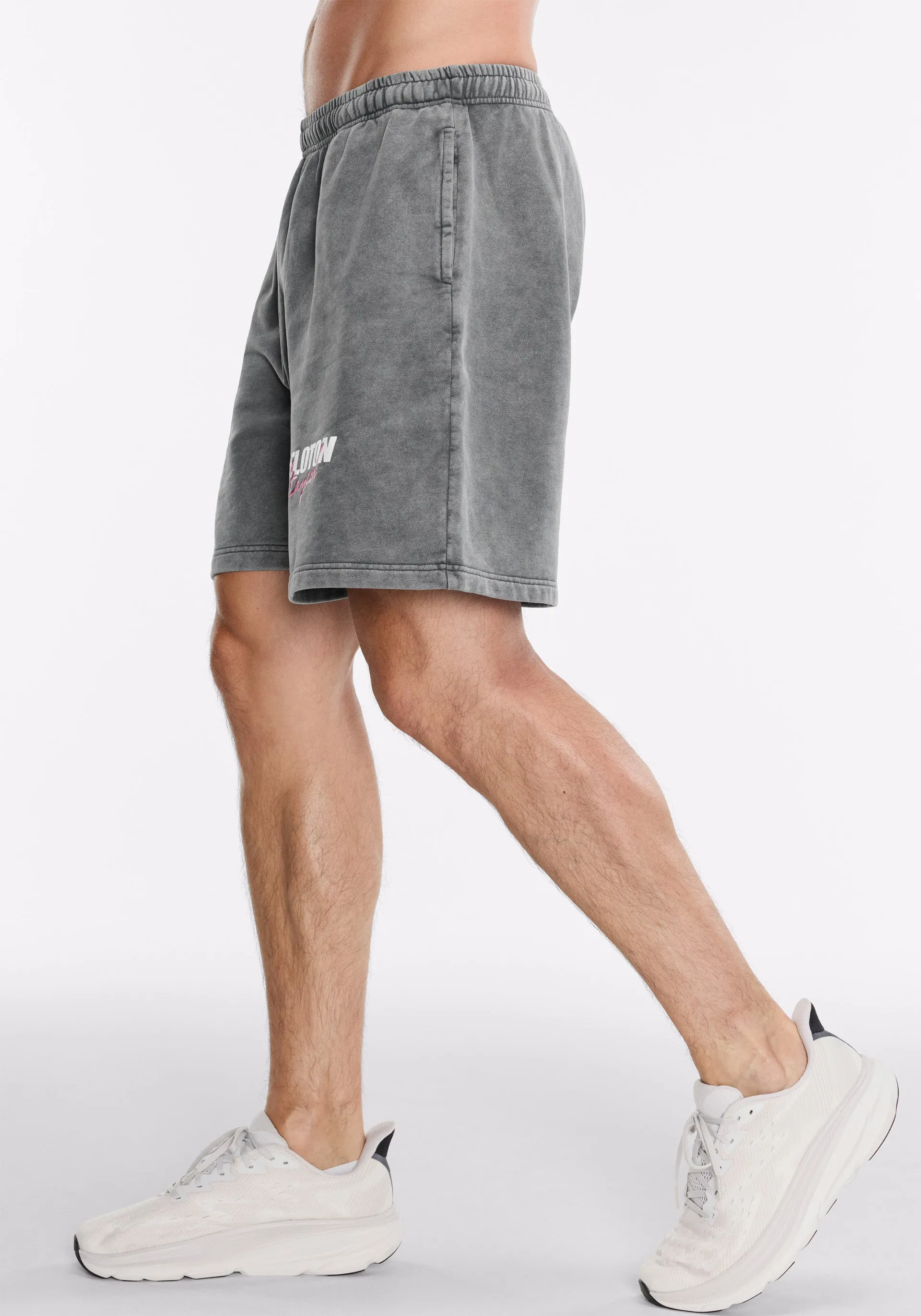 Peloton x STAYCOOL Acid Wash Logo Shorts Fashion Forward