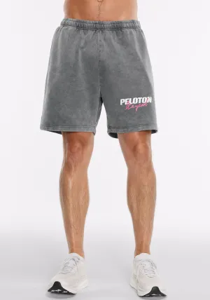 Warm Days Flexible Side Panels Peloton x STAYCOOL Acid Wash Logo Shorts