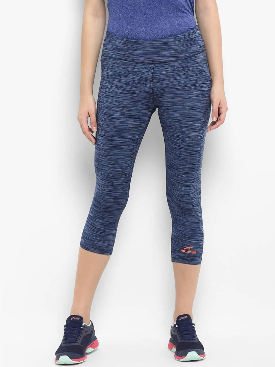 Alcis Women Solid Navy Blue Tights Urban Commuter Home Lounge