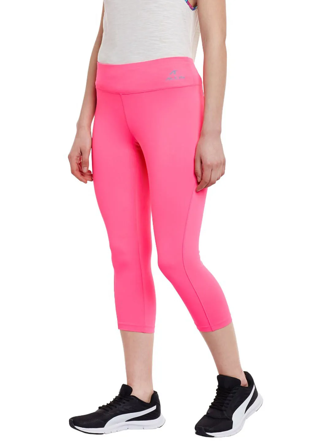 Extra Soft Unisex Style Alcis Women Solid Pink Tights
