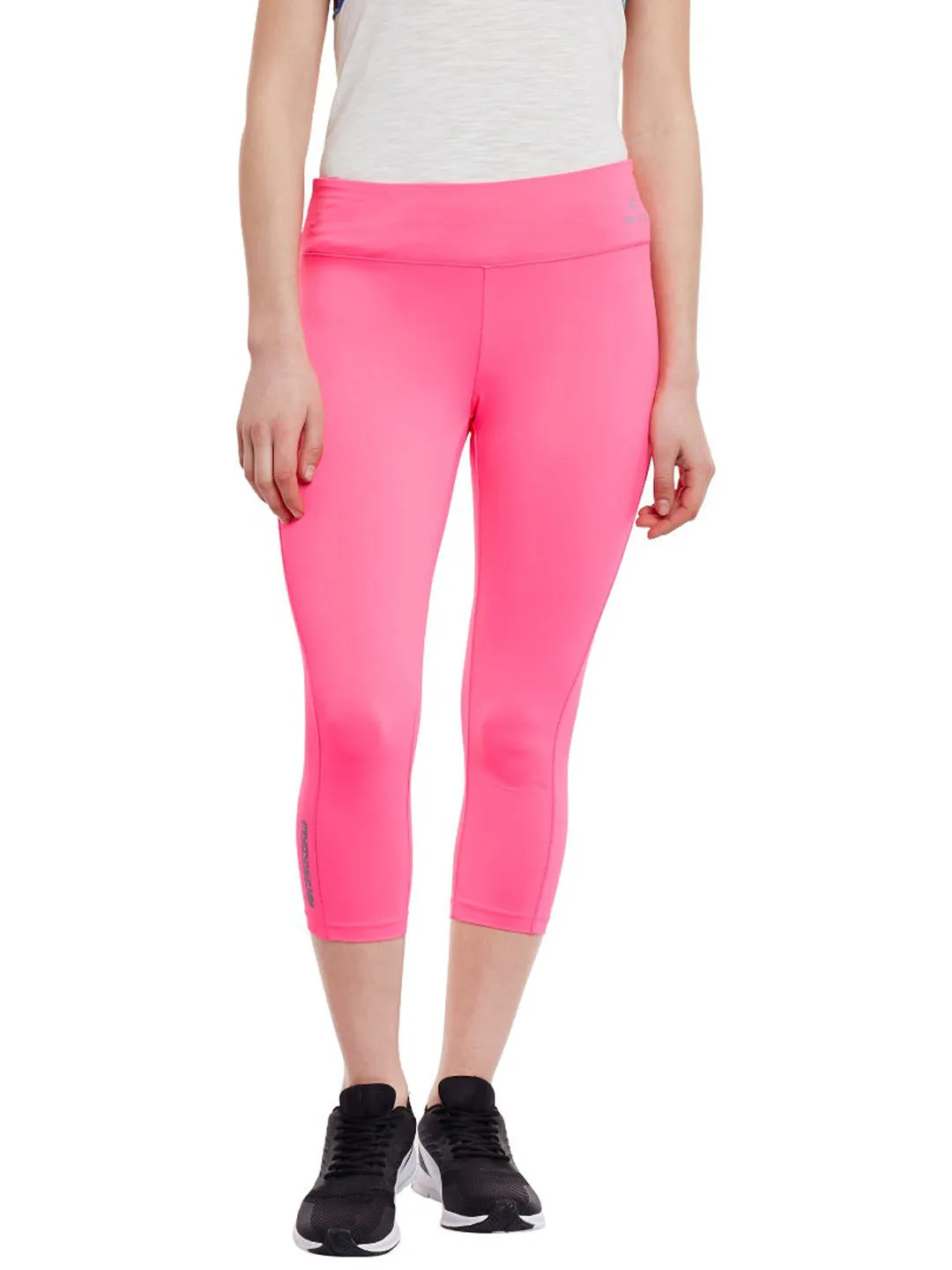 streamlined look Alcis Women Solid Pink Tights