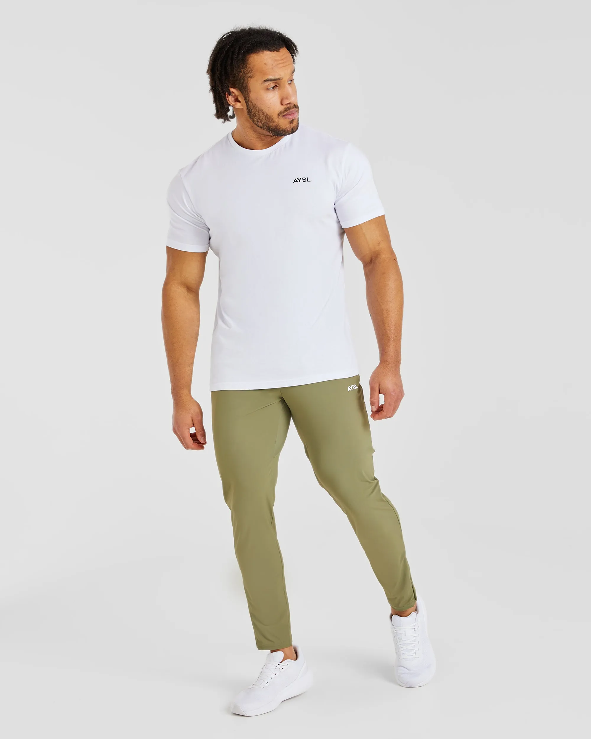 Ascend Zip Joggers - Olive Green Soft Structure