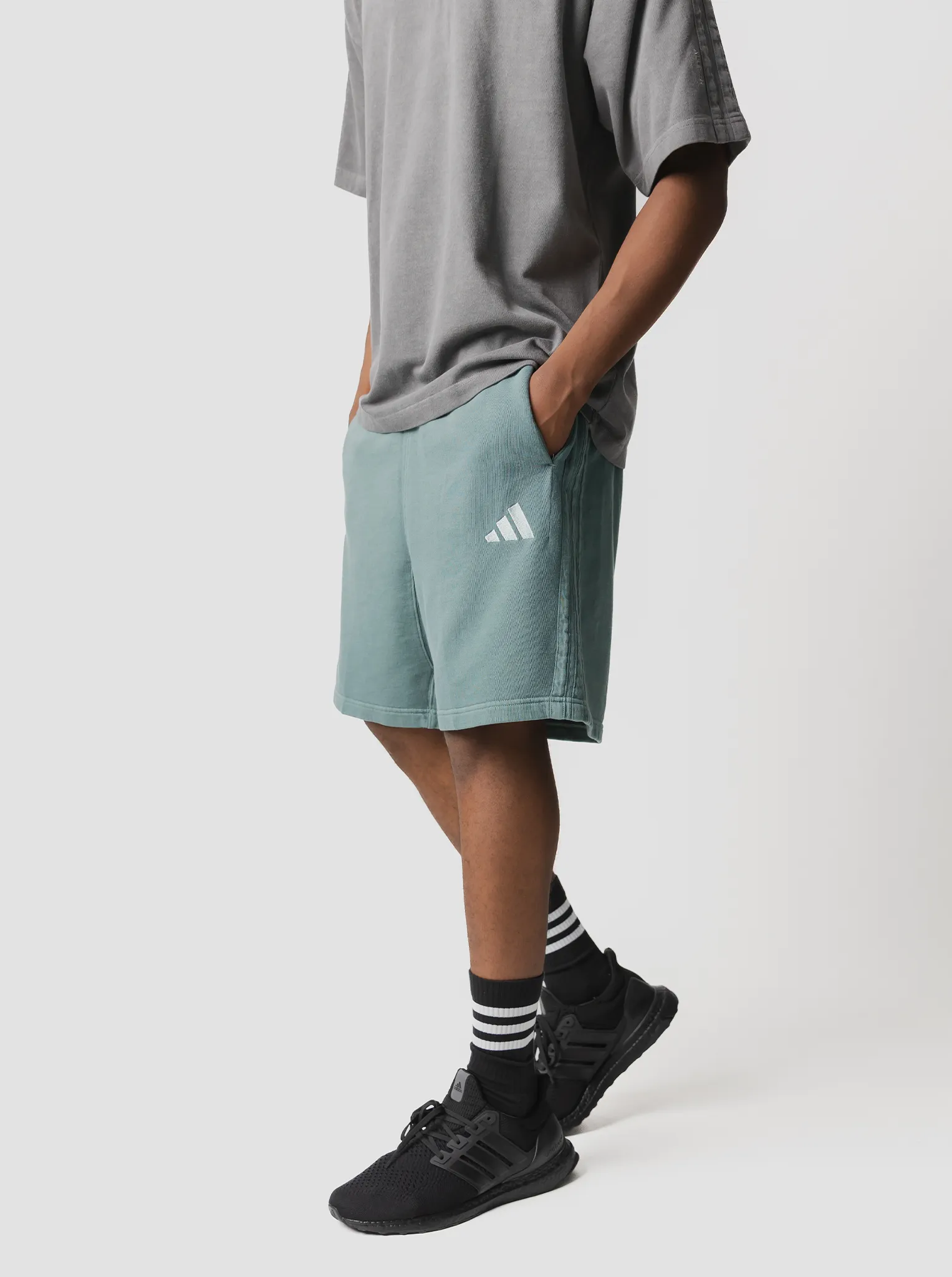 Wool blend UV Protection French Terry Shorts