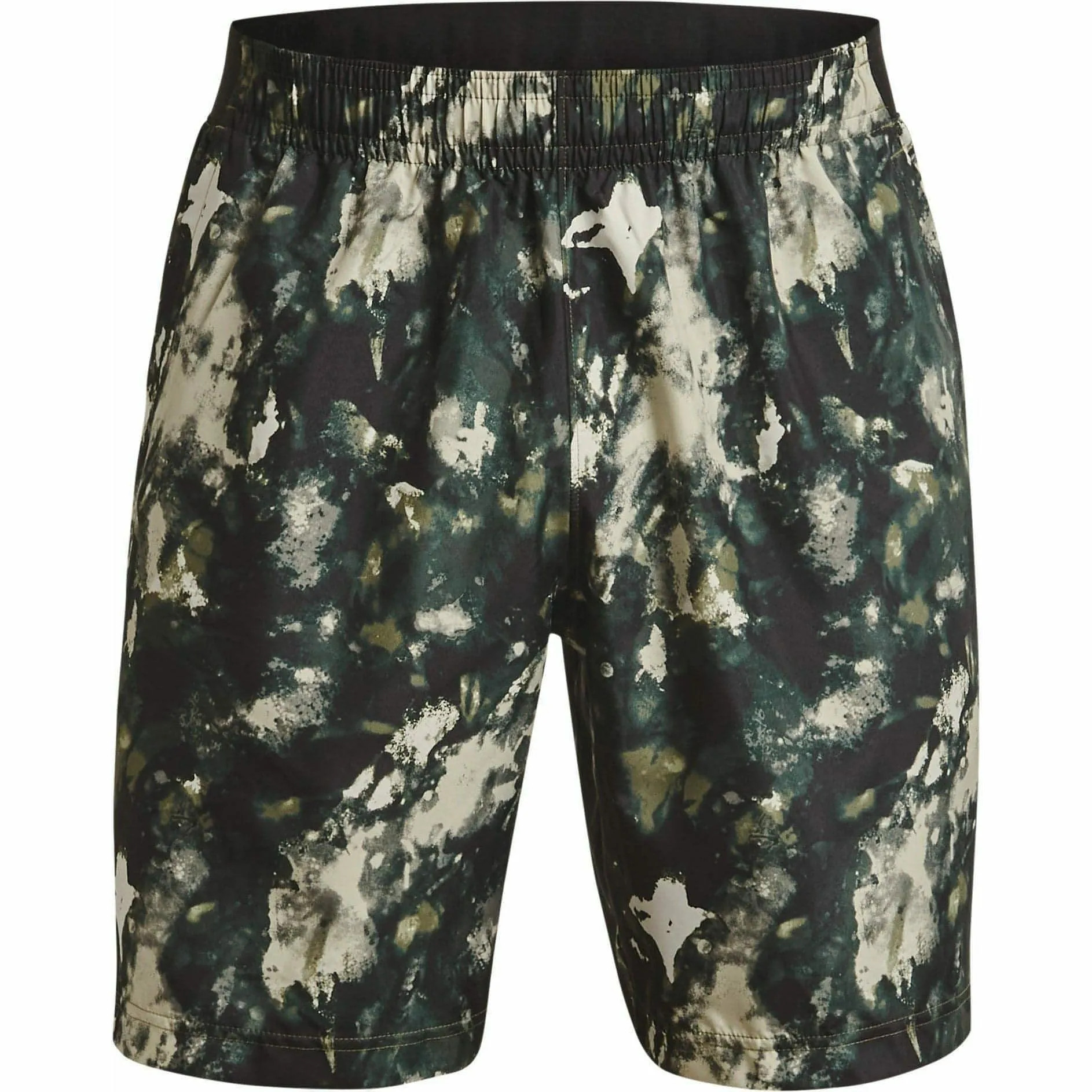 Under Armour Woven Adapt Mens Training Shorts - Green Daily Essential Comfortable Design