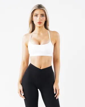 Core Bra - White Easy adjustment Wide Band