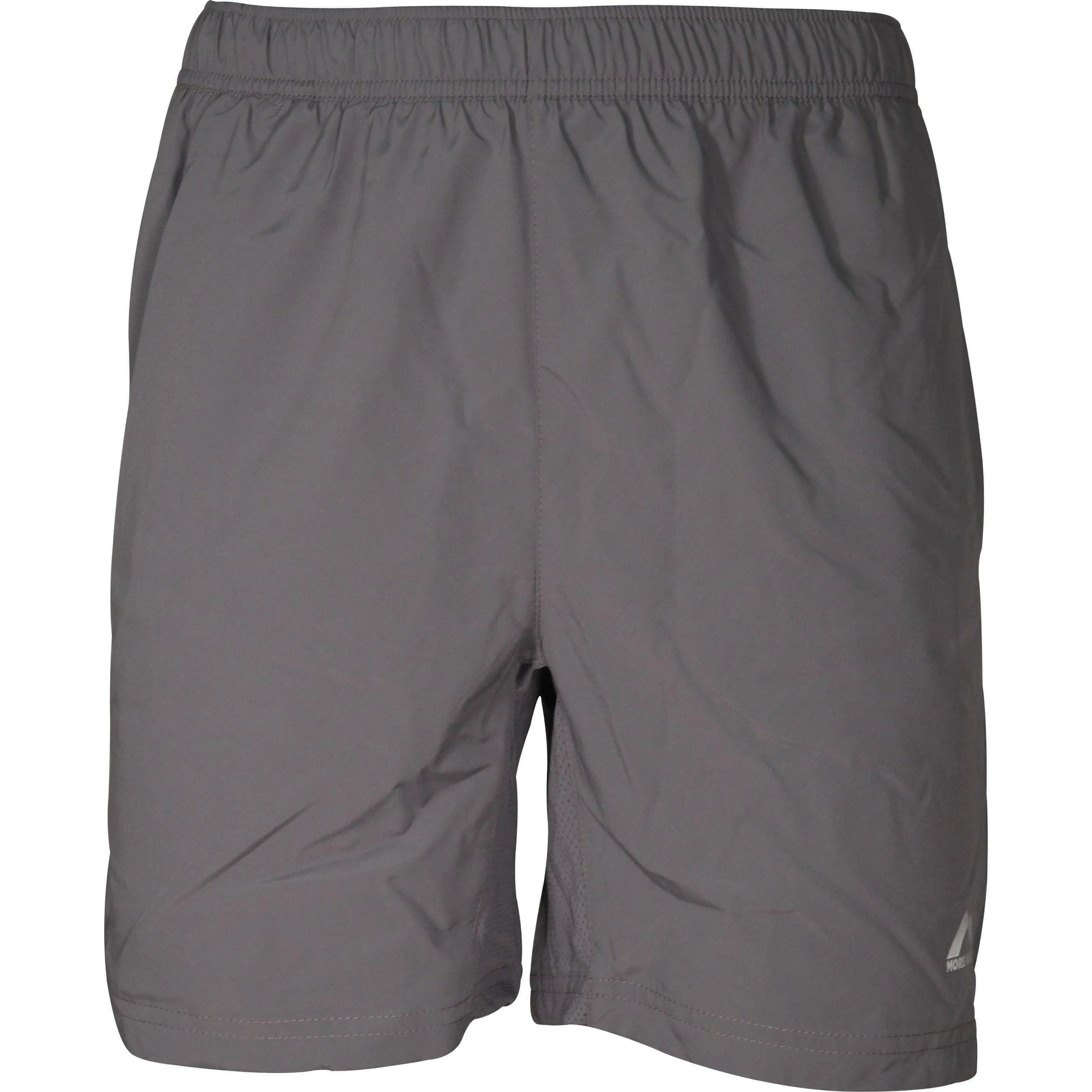 More Mile Aspire 7 Inch Mens Running Shorts - Grey Seamless Waistband