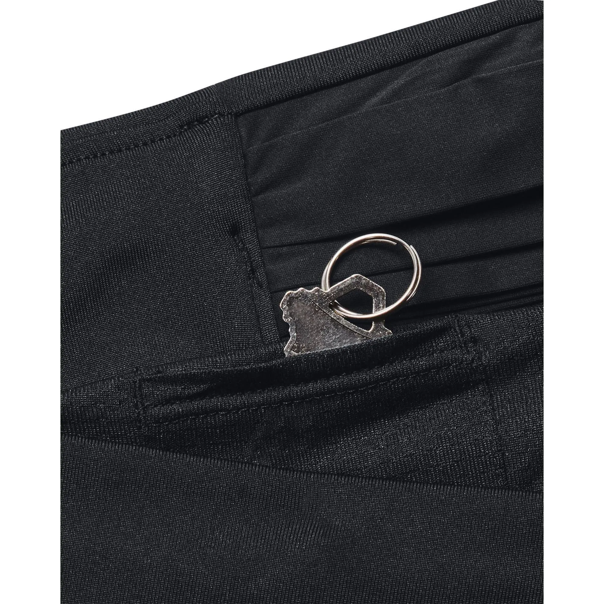 Under Armour Launch Elite 5 Inch Mens Running Shorts - Black Zero Chafe Construction Double Layered Panels