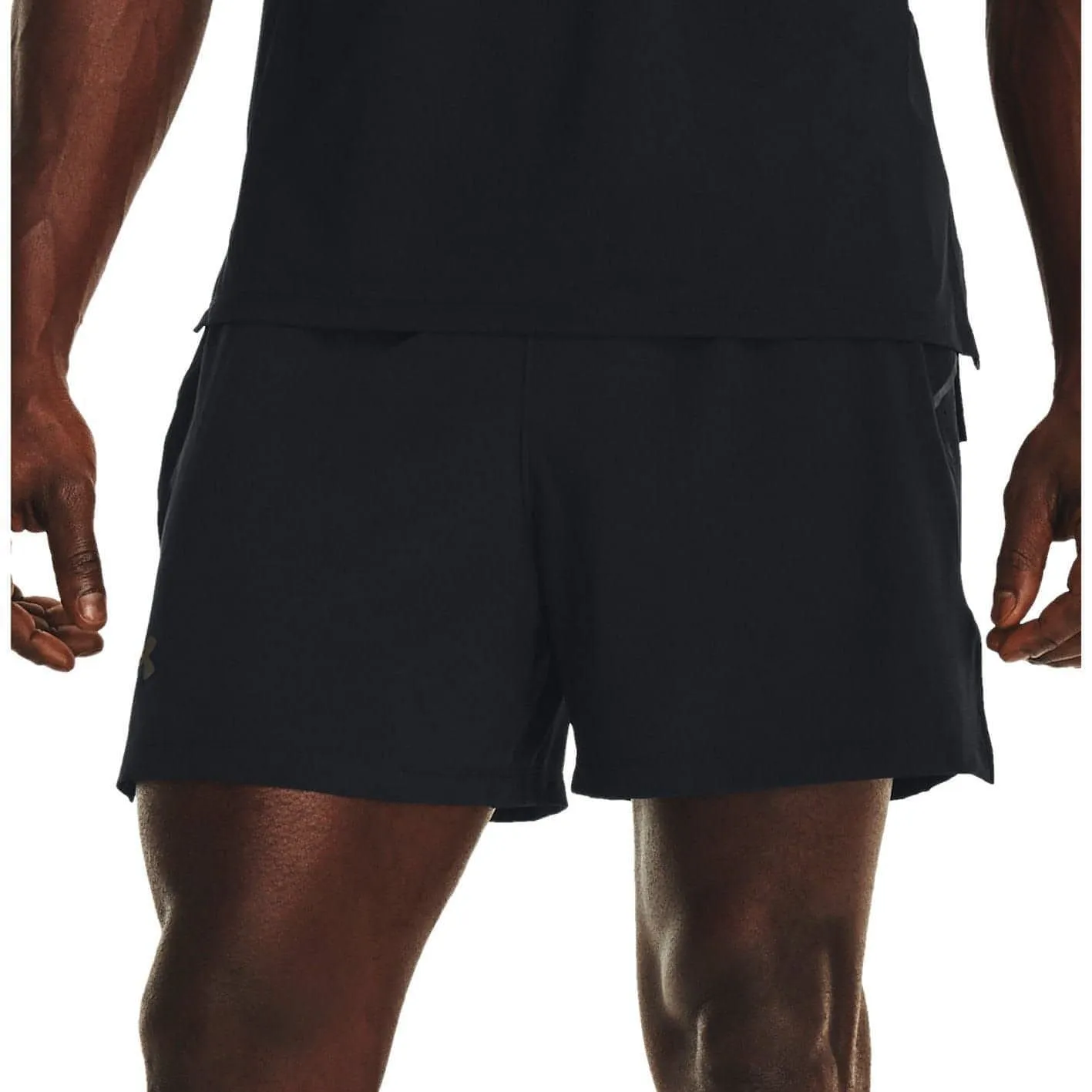 Under Armour Launch Elite 5 Inch Mens Running Shorts - Black school clothing DurableStitching