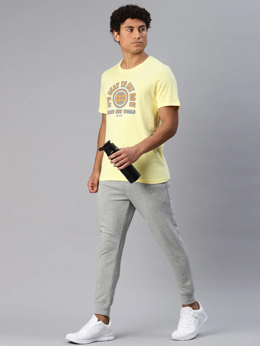 Party Guest Crystal Soul Alcis Men Typography Printed T-shirt
