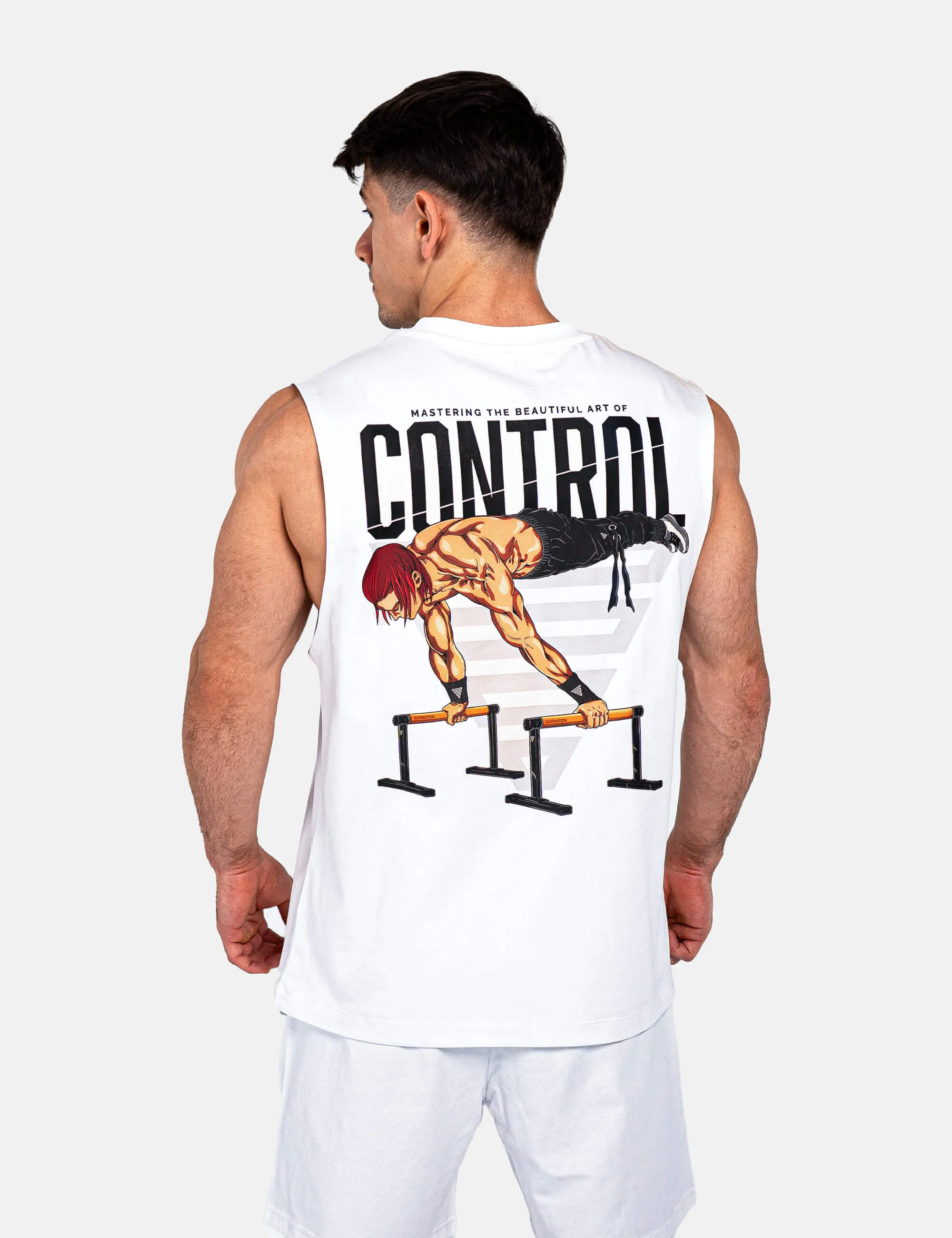 Anime Oversized Tank Top Control Men LowProfile Fasteners Spirit Core