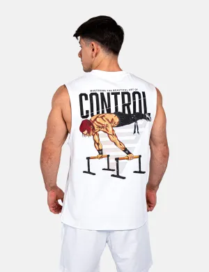 TemperatureRegulatingLining Anime Oversized Tank Top Control Men