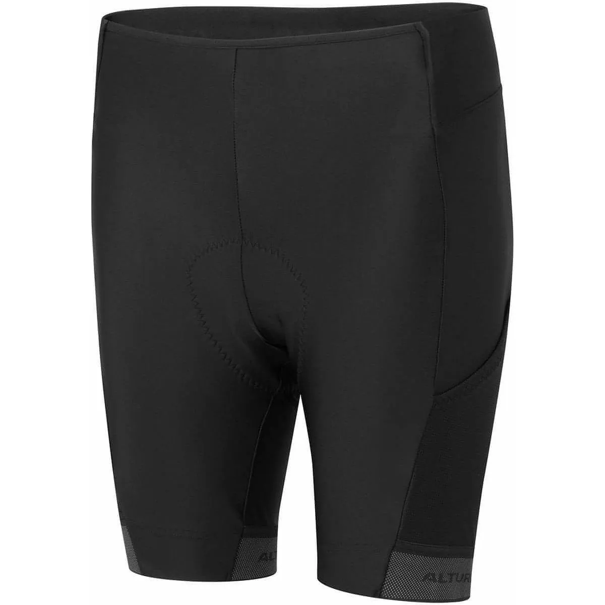 Non Binding Waistline anti static coating Altura Progel Plus Cargo Womens Cycling Shorts - Black