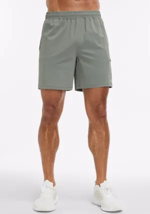 tumble dry High Waist Warp Knit Cargo Short