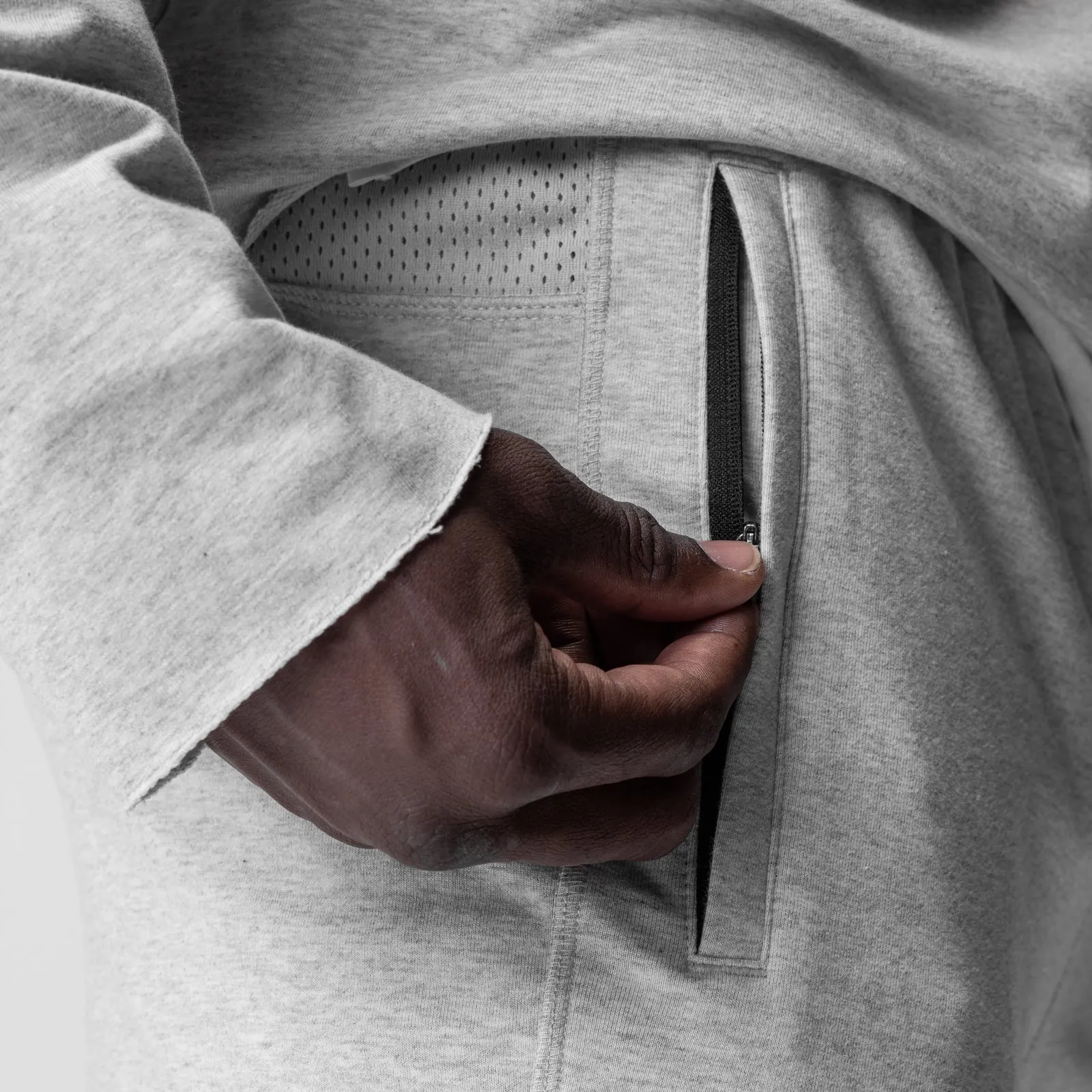 0956. Micro-Terry Jogger - Heather Grey Casual Comfort Core Essential