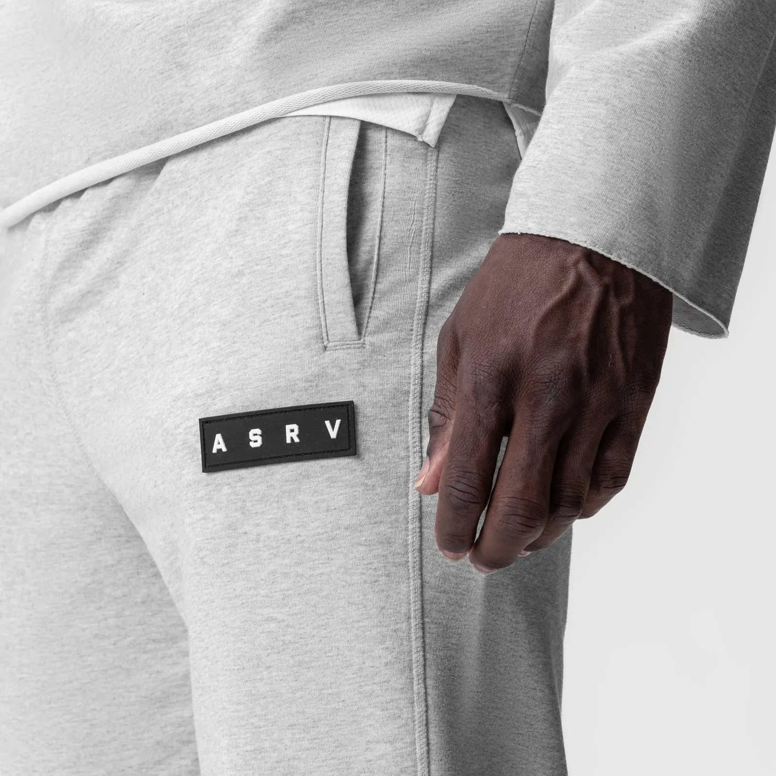Compression Fit 0956. Micro-Terry Jogger - Heather Grey