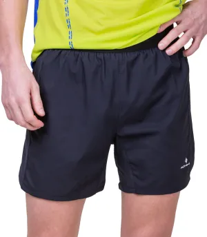 Ronhill Tech 5 Inch Mens Running Shorts - Black sports event Durable Hem Finishing