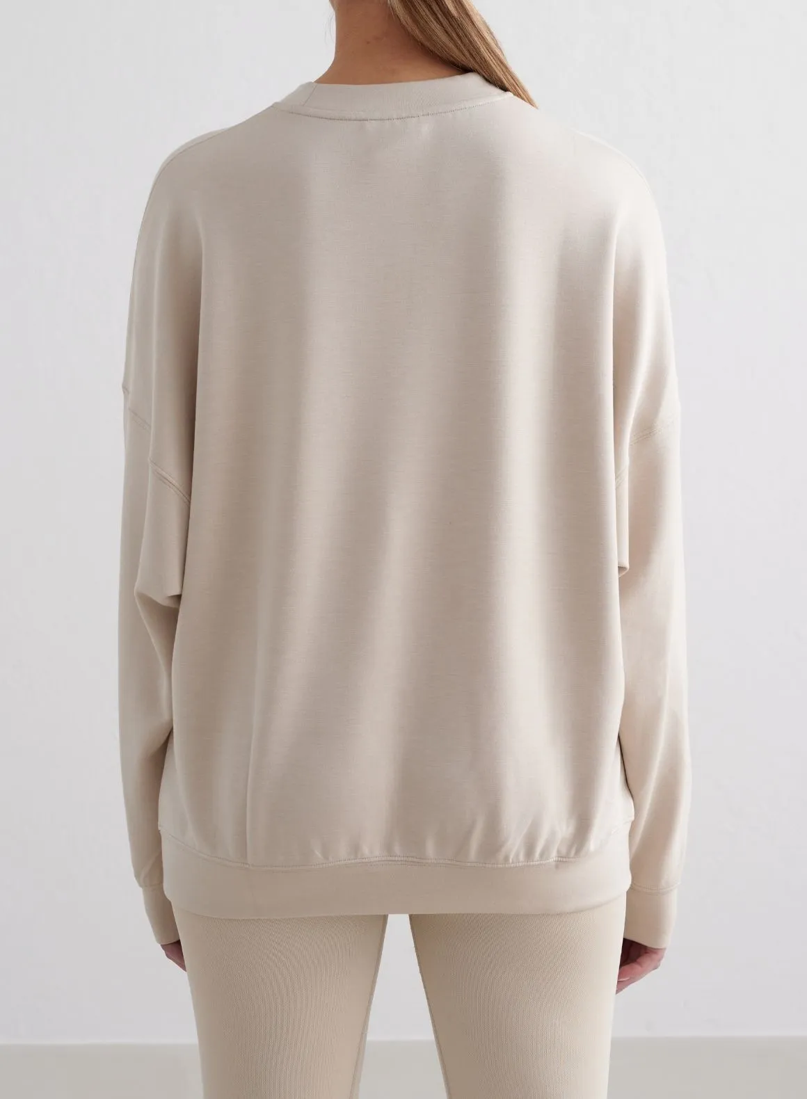 High - end Dairy Caf?? Au Lait Comfy Modal Sweatshirt