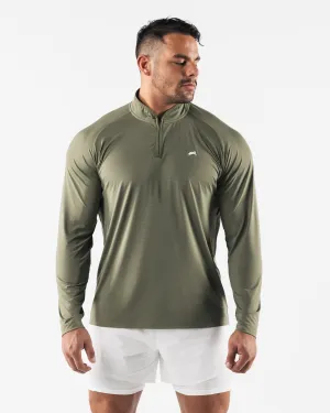 Racer Quarter Zip - Reseda wrinkle free