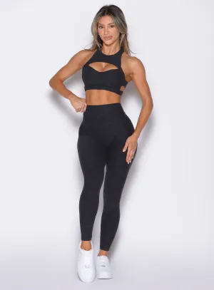 V Butt Lift Leggings Flatlock Stitching Technique Luxury Choice Mountain Hike