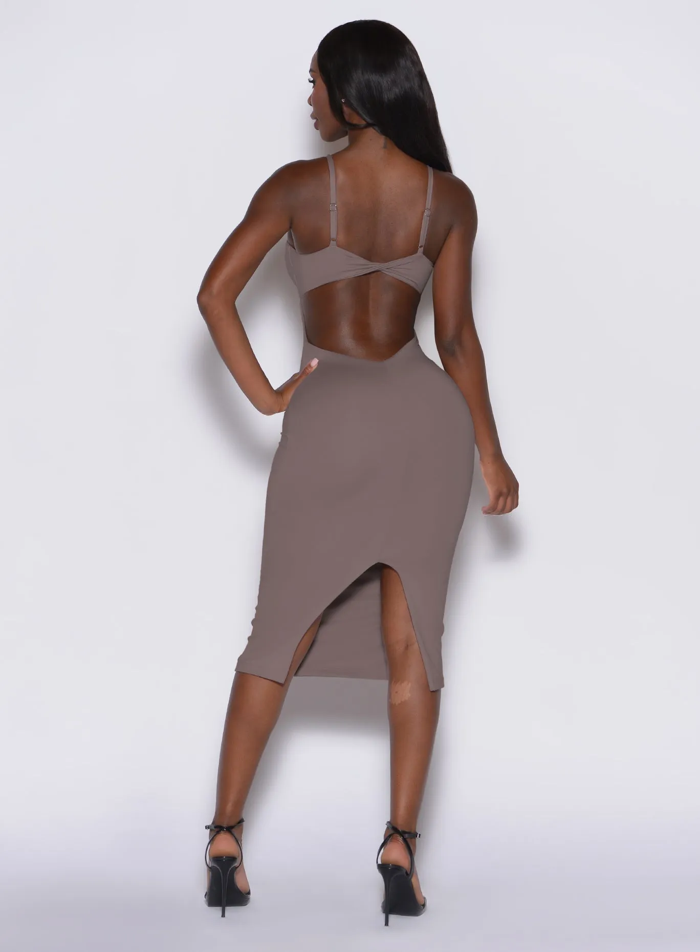 Hourglass Dress Pleat Breeze Adjustable-Straps