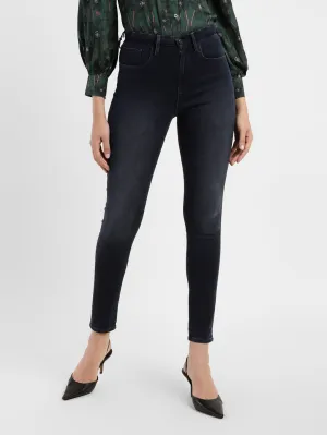 Picnic Style Creative Look Minimalist Style Women's 721 Blue Skinny Fit High Rise Jeans