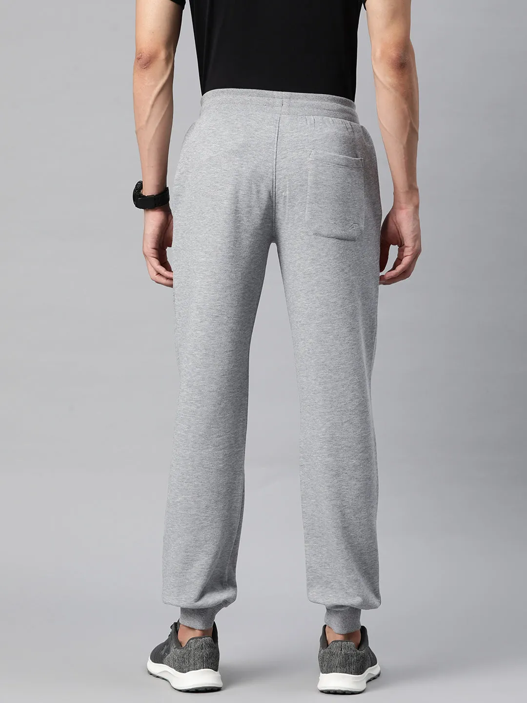 Organic Cotton DurableConstruction Alcis Men Solid Regular-Fit Joggers