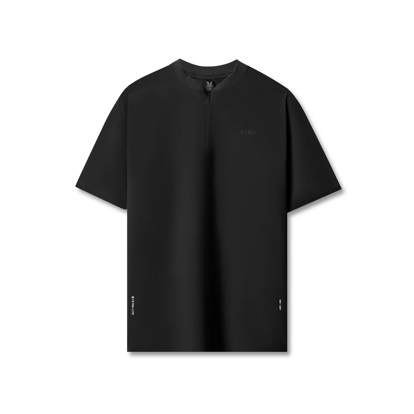 Weekend Style 1087. Tetra-Lite? Ice Zip Tee - Black