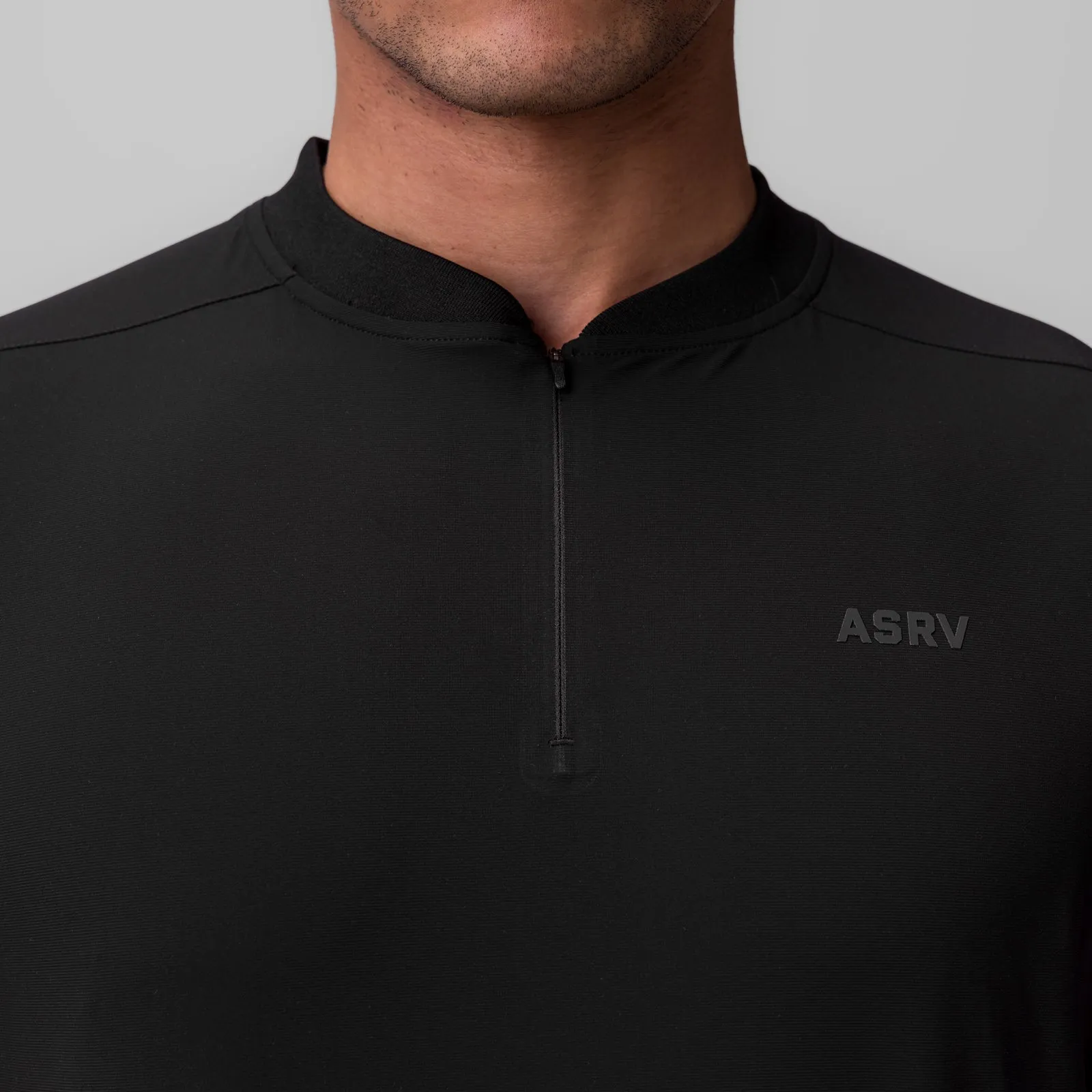 Trendy popularity 1087. Tetra-Lite? Ice Zip Tee - Black