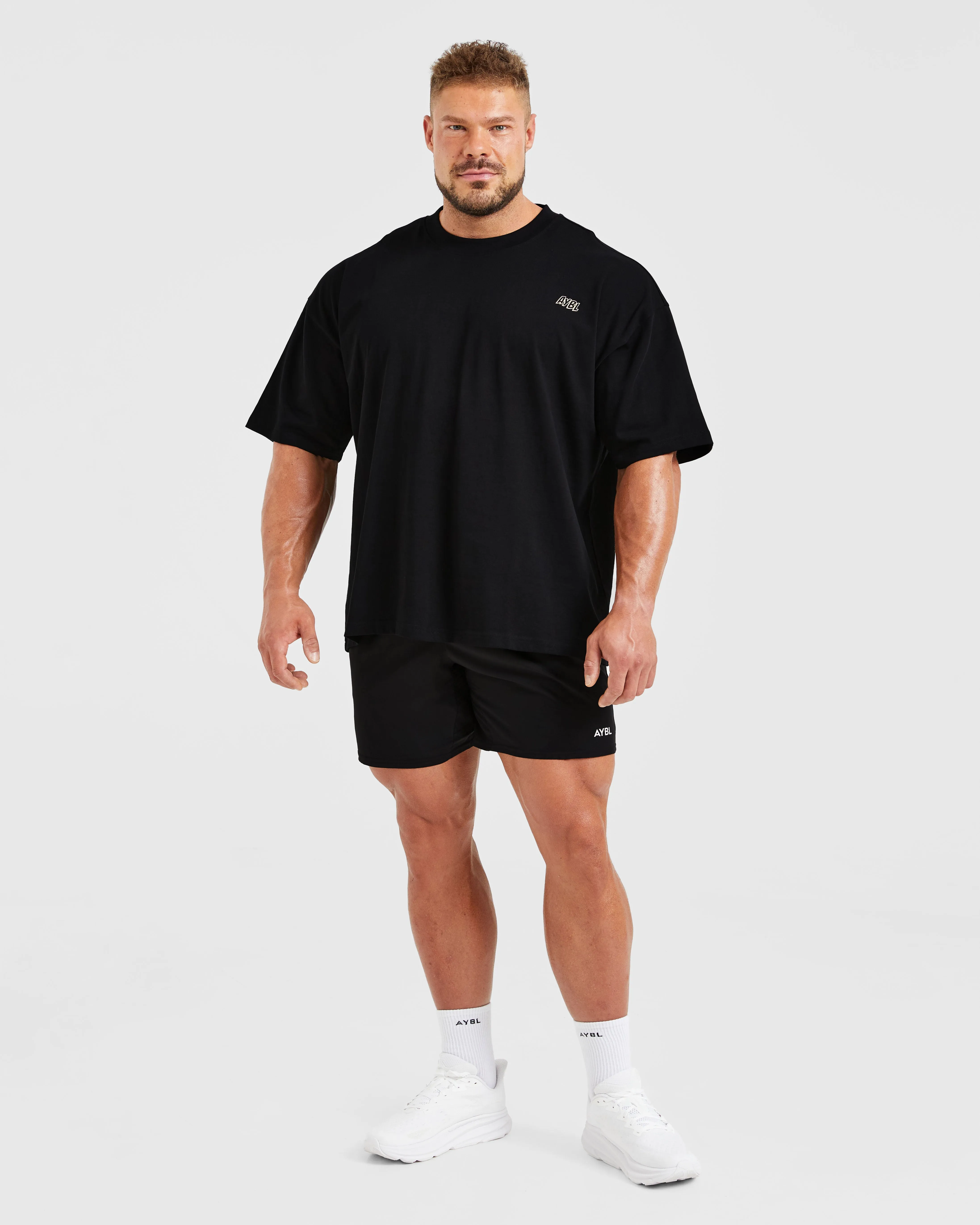 Wesley Vissers X Wheyyy Drip Oversized T Shirt - Black Outdoor Leisure Look
