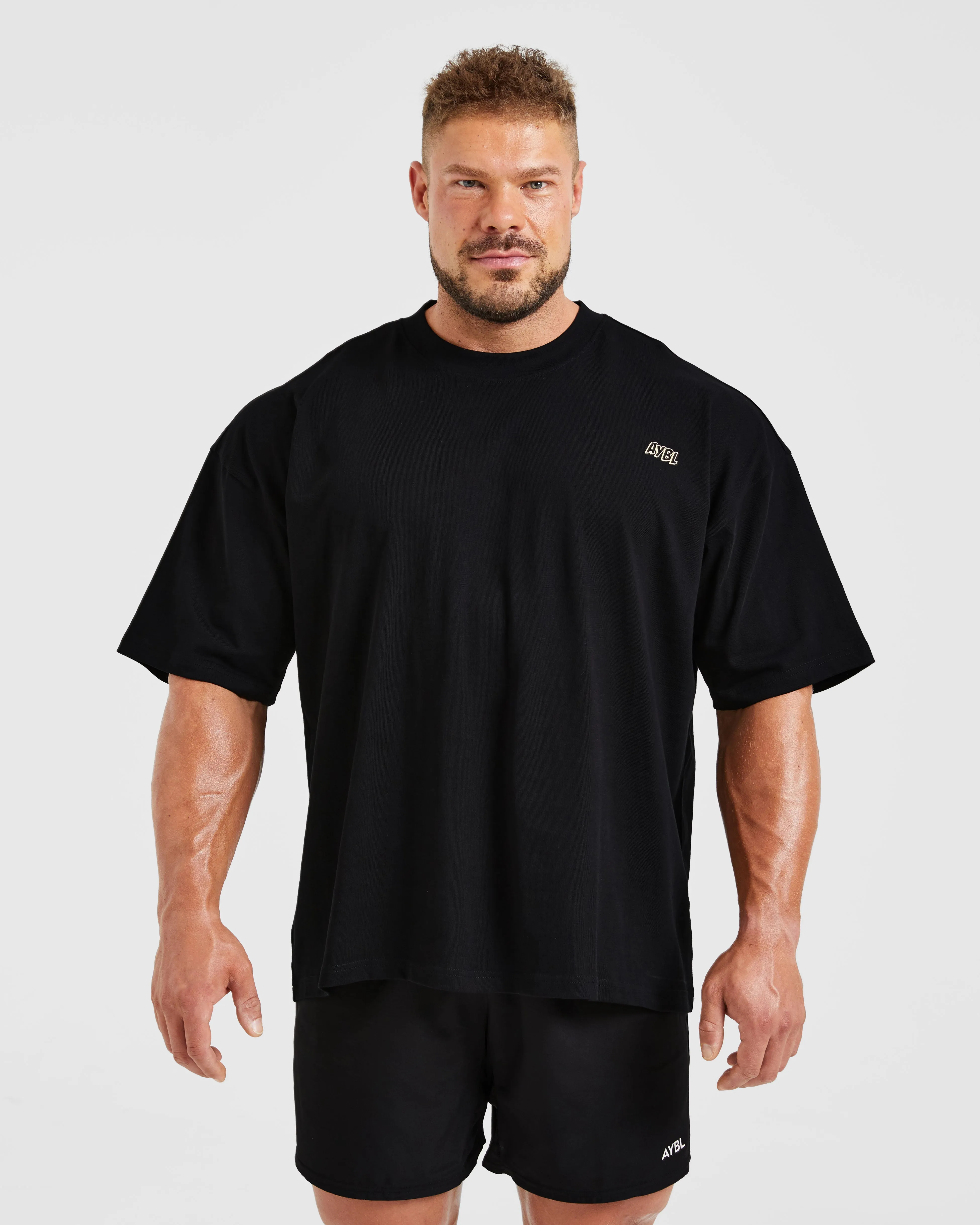Wesley Vissers X Wheyyy Drip Oversized T Shirt - Black Eco Conscious Production Customer Favorite