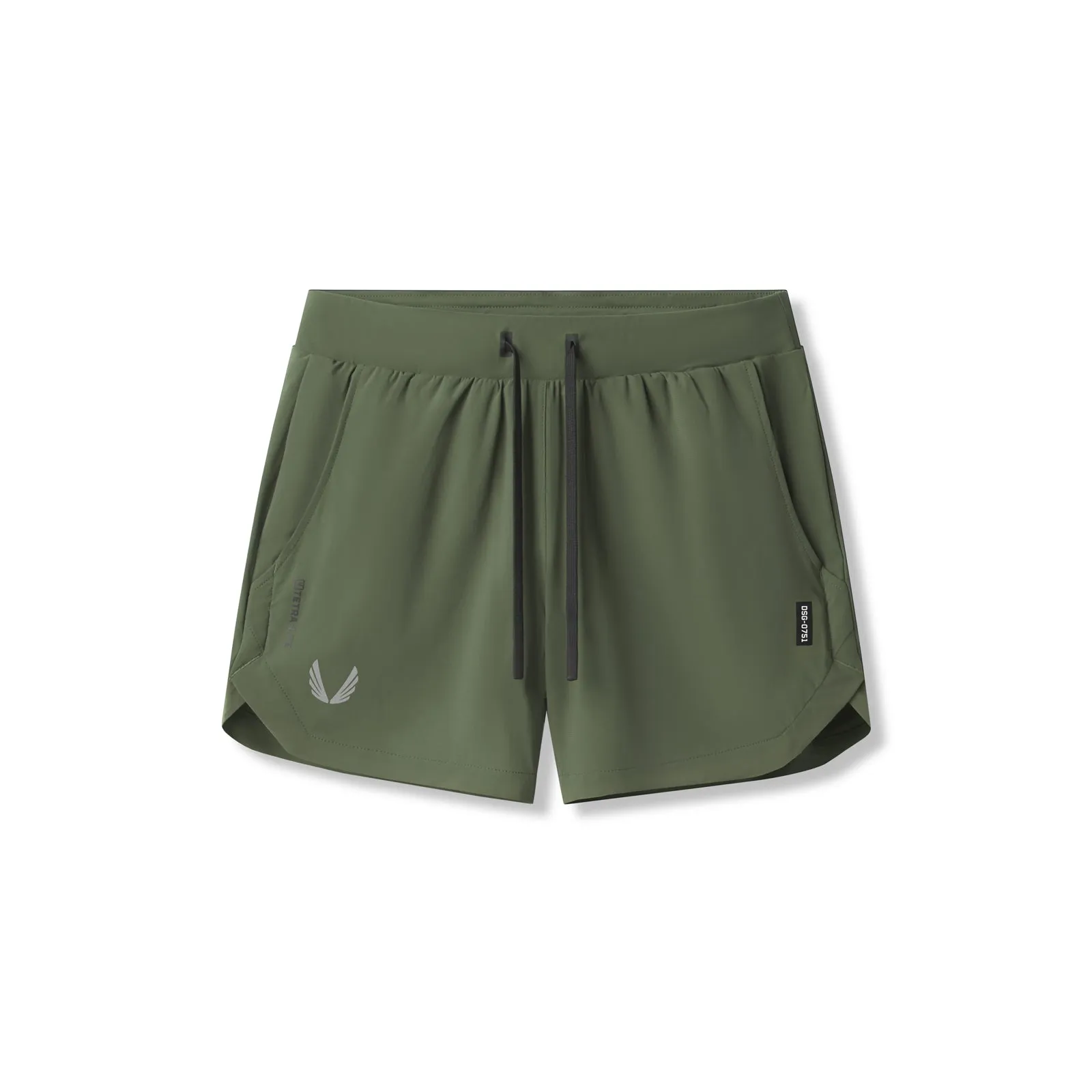 music event look night out outfit 0751. Tetra-Lite? 5" Linerless Short - Olive "Wings"