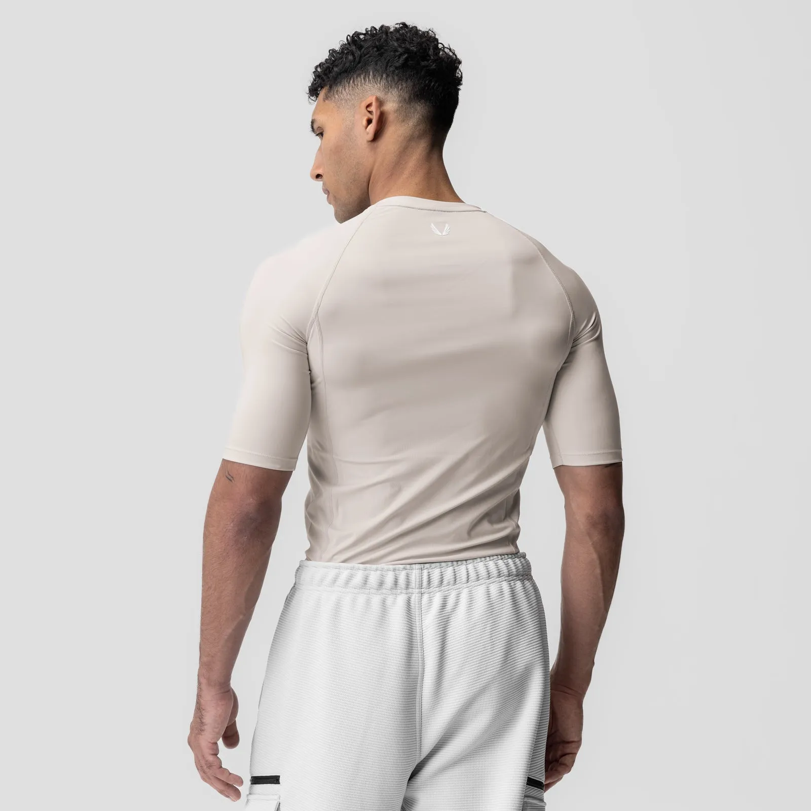 1027. WarpFlexx-Lite? Half-Sleeve Baselayer - Chai BiodegradableMaterial