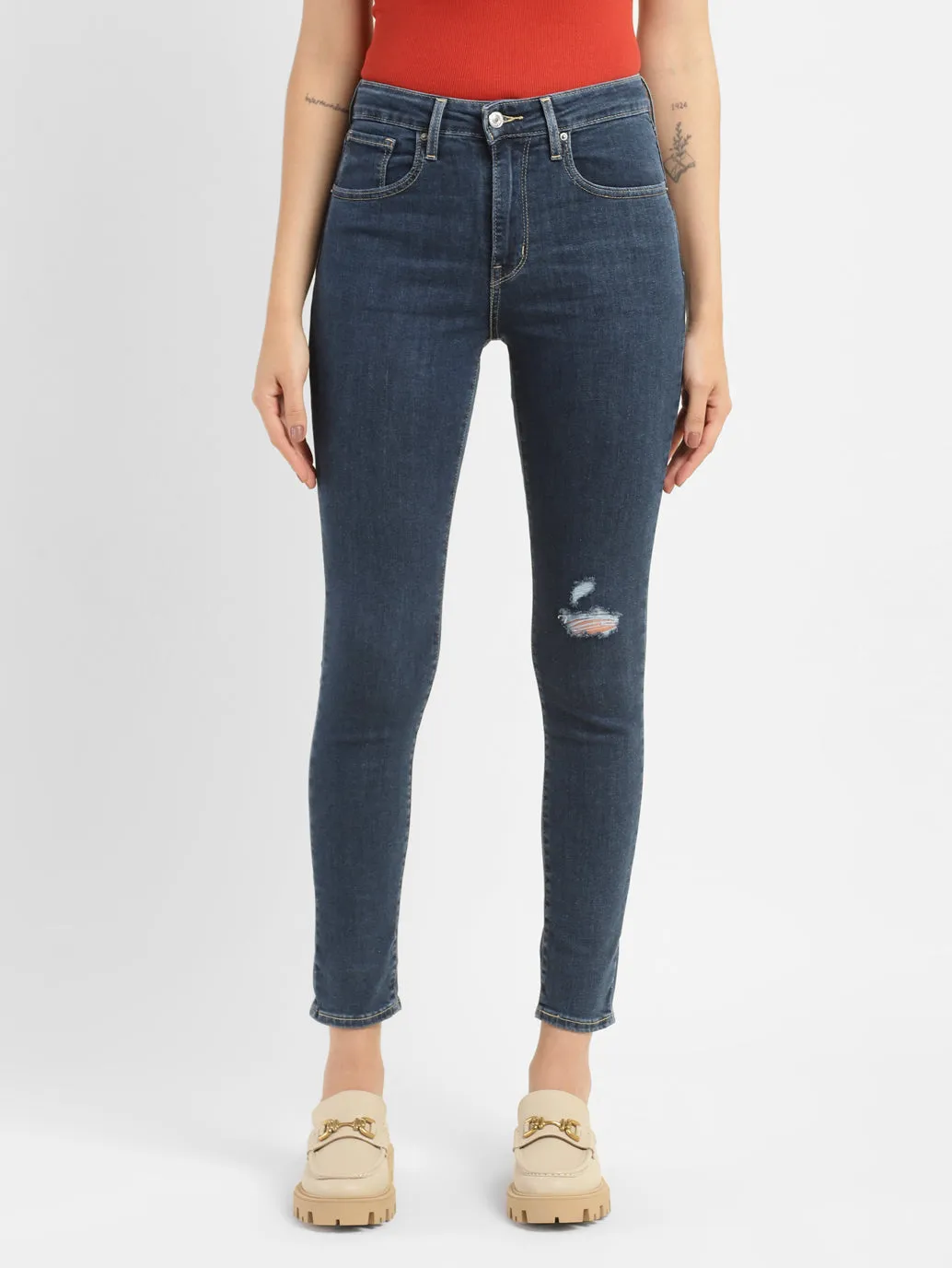 Season Ready Contemporary Vibe Women's 721 Blue Skinny Fit High Rise Jeans