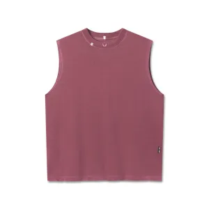 0807. Tech Essential? Relaxed Cutoff - Faded Crimson Sweat Proof Barrier well - crafted