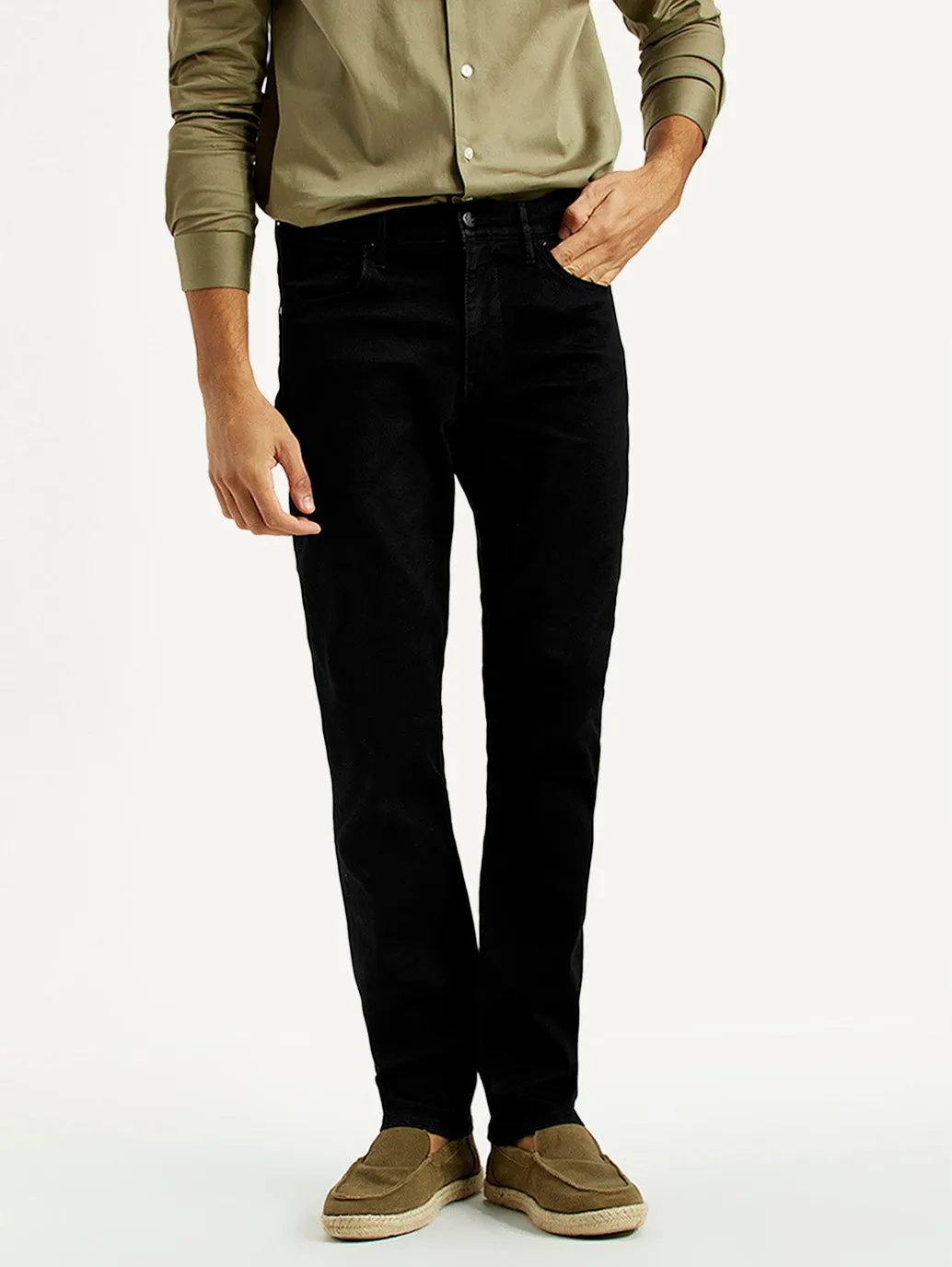 Luxury Textured Men's Redloop 511 Dark Indigo Slim Fit Mid Rise Jeans