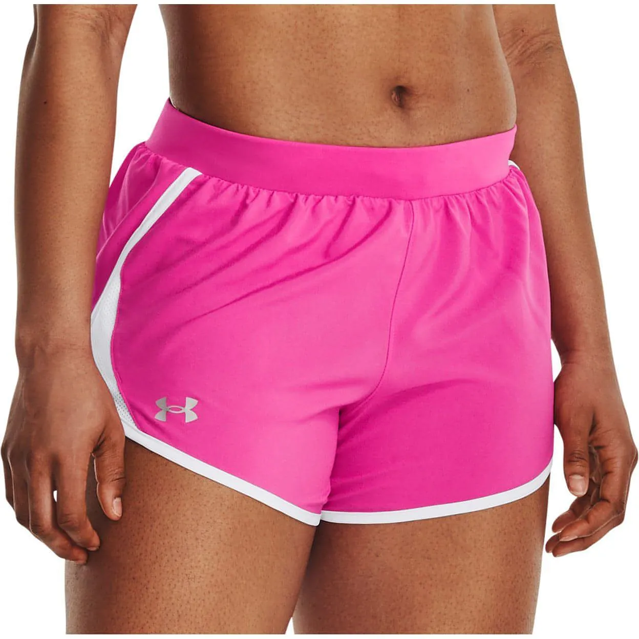 Under Armour Fly By 2.0 Womens Running Shorts - Pink Warm Day Outfit Beach essential