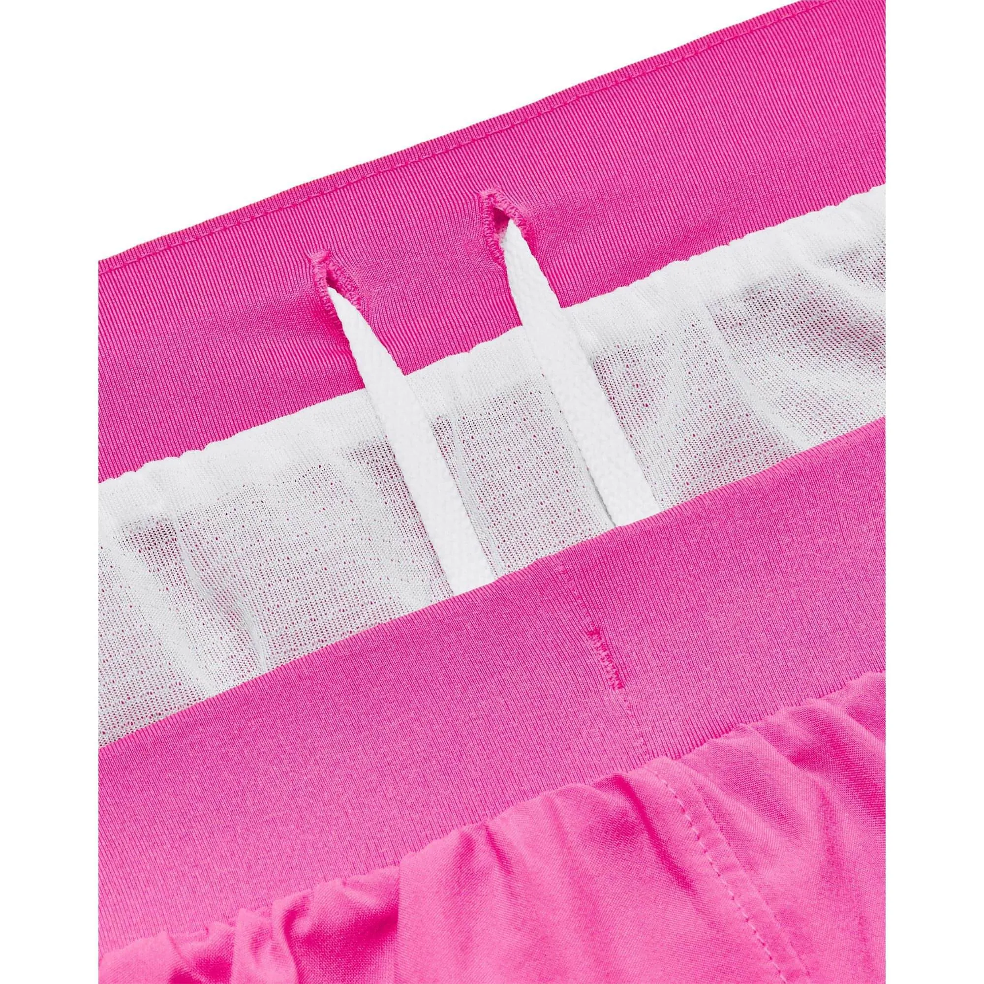Breathable Design Moisture Wicking Lining Under Armour Fly By 2.0 Womens Running Shorts - Pink