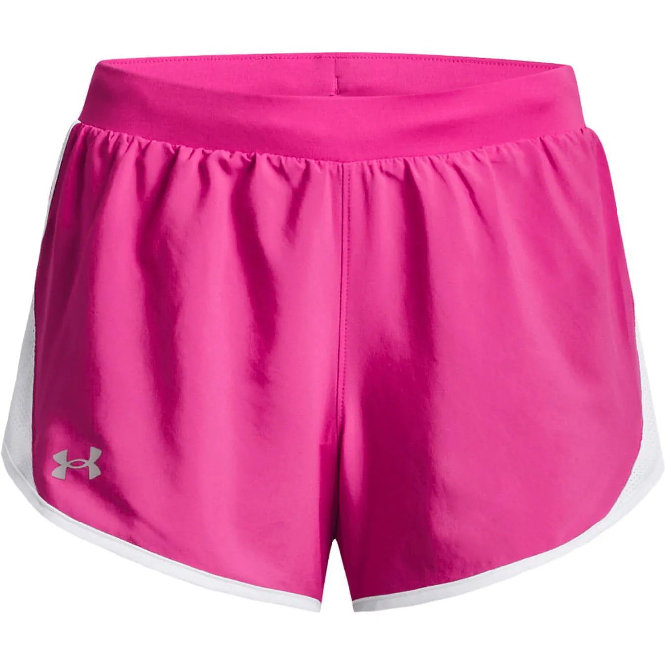 Under Armour Fly By 2.0 Womens Running Shorts - Pink ReflectiveAccents