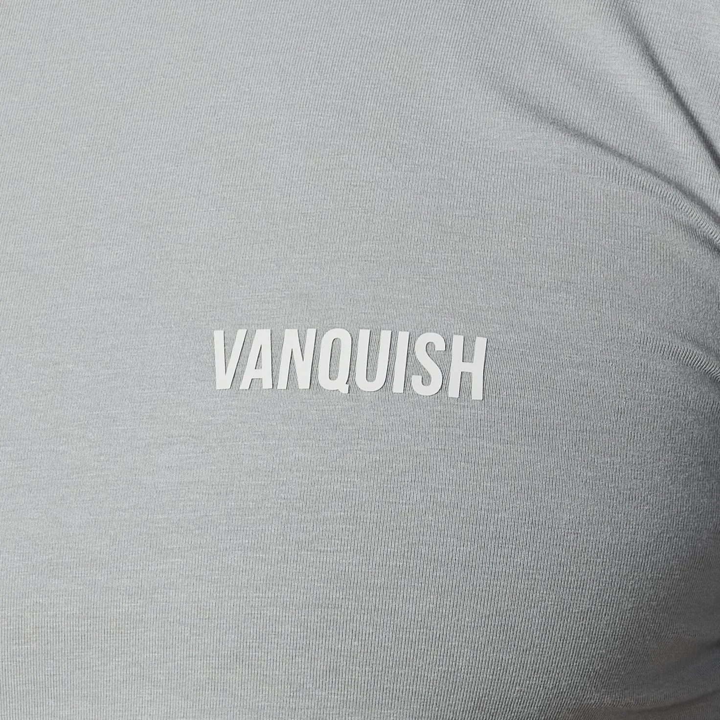 Comfortable Design Vanquish Essential Steel Grey Slim Fit Short Sleeve T Shirt