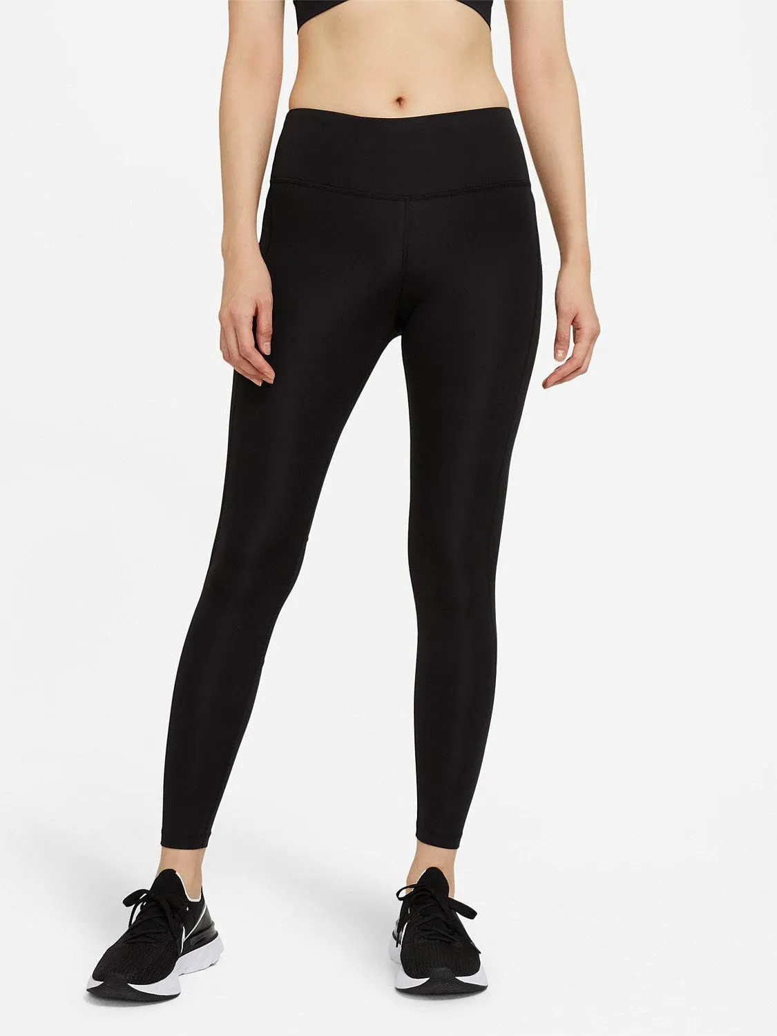 Epic Fast Mid-Rise Running Tights Winter Sports Mesh Panel Maternity Wear City Walk