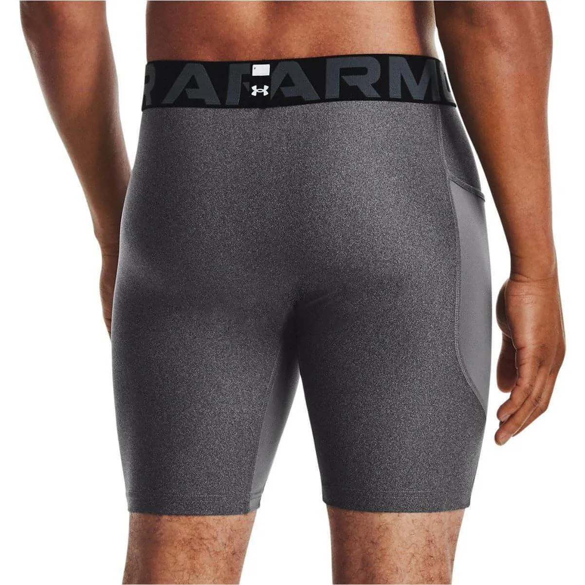 Under Armour HeatGear Mens Short Compression Tights - Grey evening dress QuickDryTechnology
