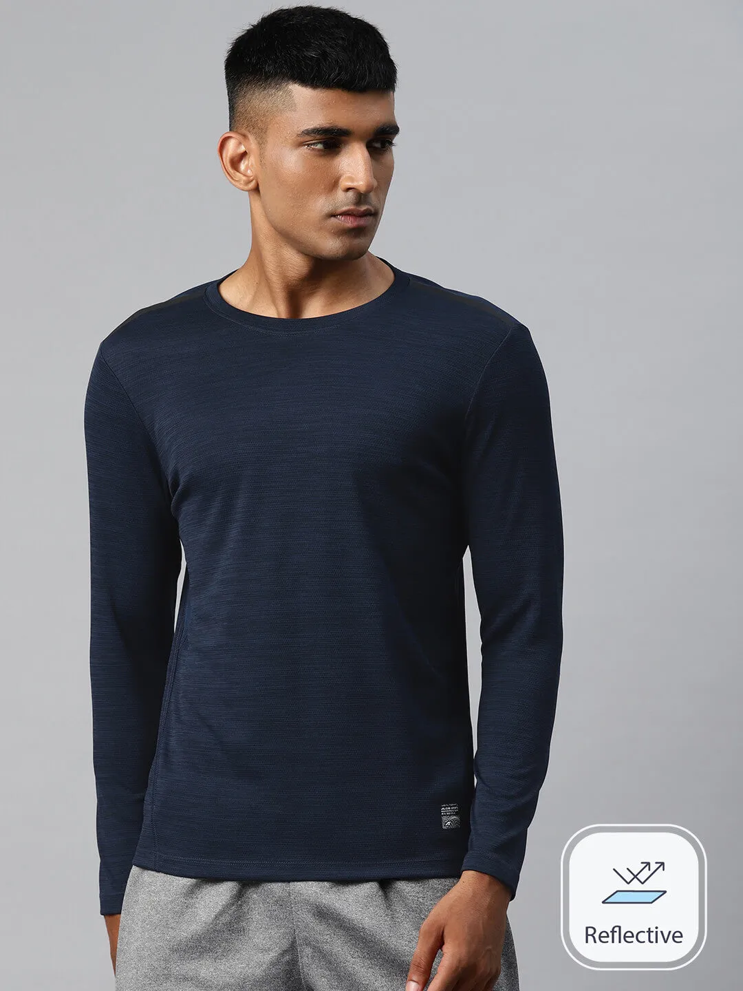 Trend Vibe Alcis Men Dry Tech Slim Fit Sports T-shirt with Reflective Detail