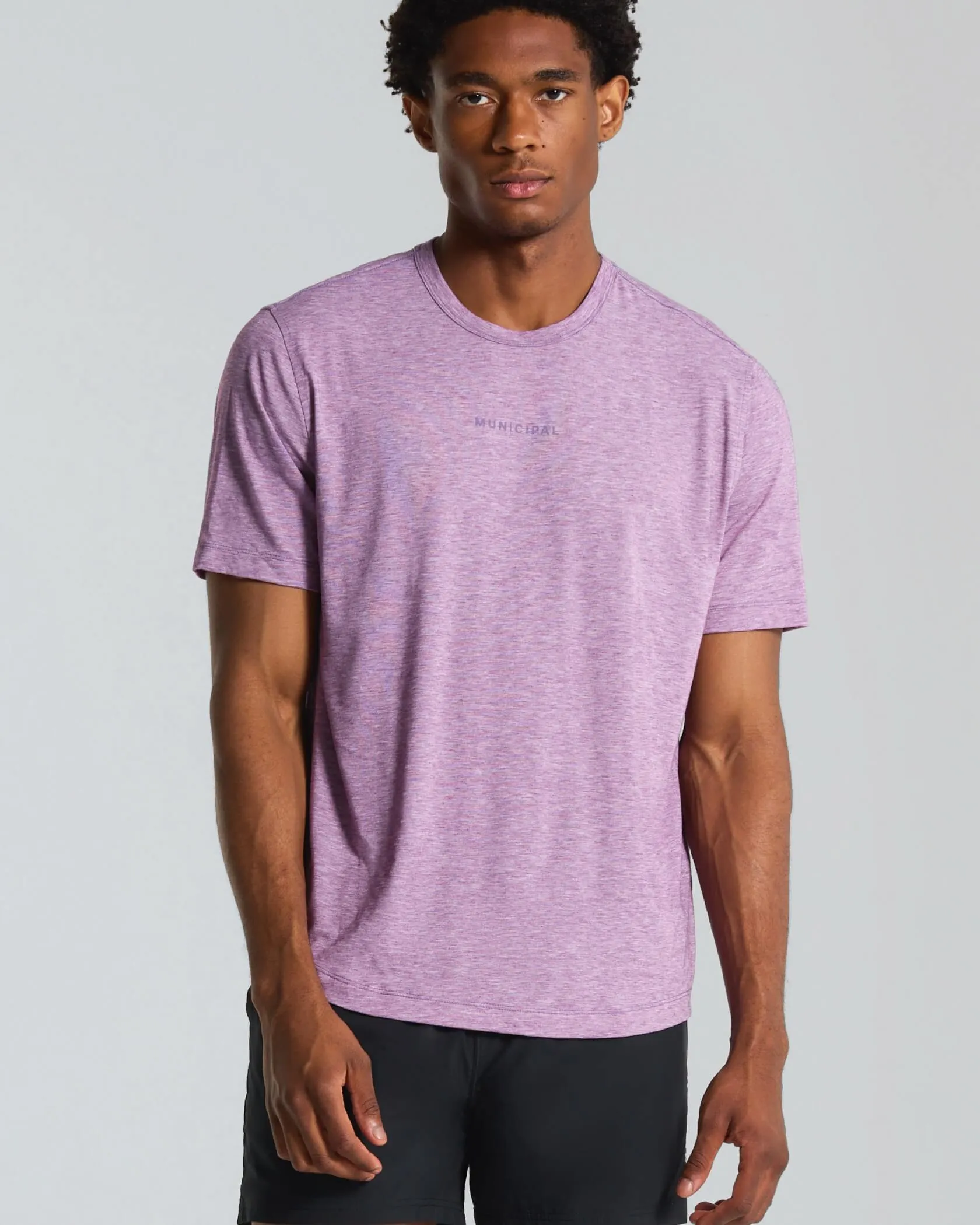 Sport Utility T-Shirt Silver Glow Layered Paneling