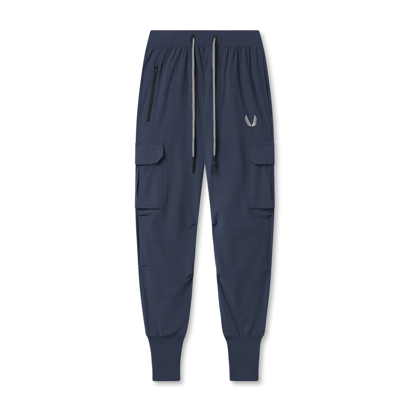 Trendy Waist Quick Release Buckle 0825. Tetra-Lite? Cargo High Rib Jogger - Navy "Reflective"