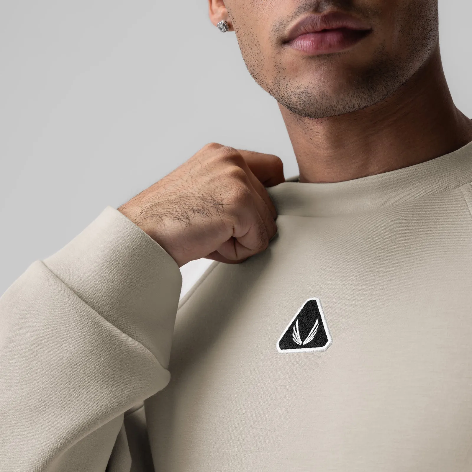 Street Season Organic Cotton 1020. Dri-Core? Oversized Crewneck - Chai