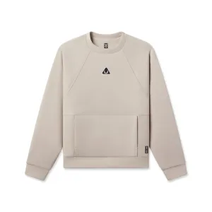 Zebra like Ethical Make 1020. Dri-Core? Oversized Crewneck - Chai