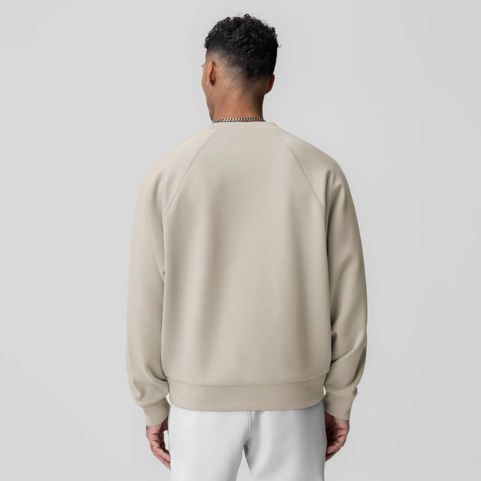 1020. Dri-Core? Oversized Crewneck - Chai Trendy Look