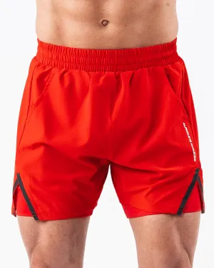 Infinity Short - Formula Red Non Restrictive Fit No Ride Up Design
