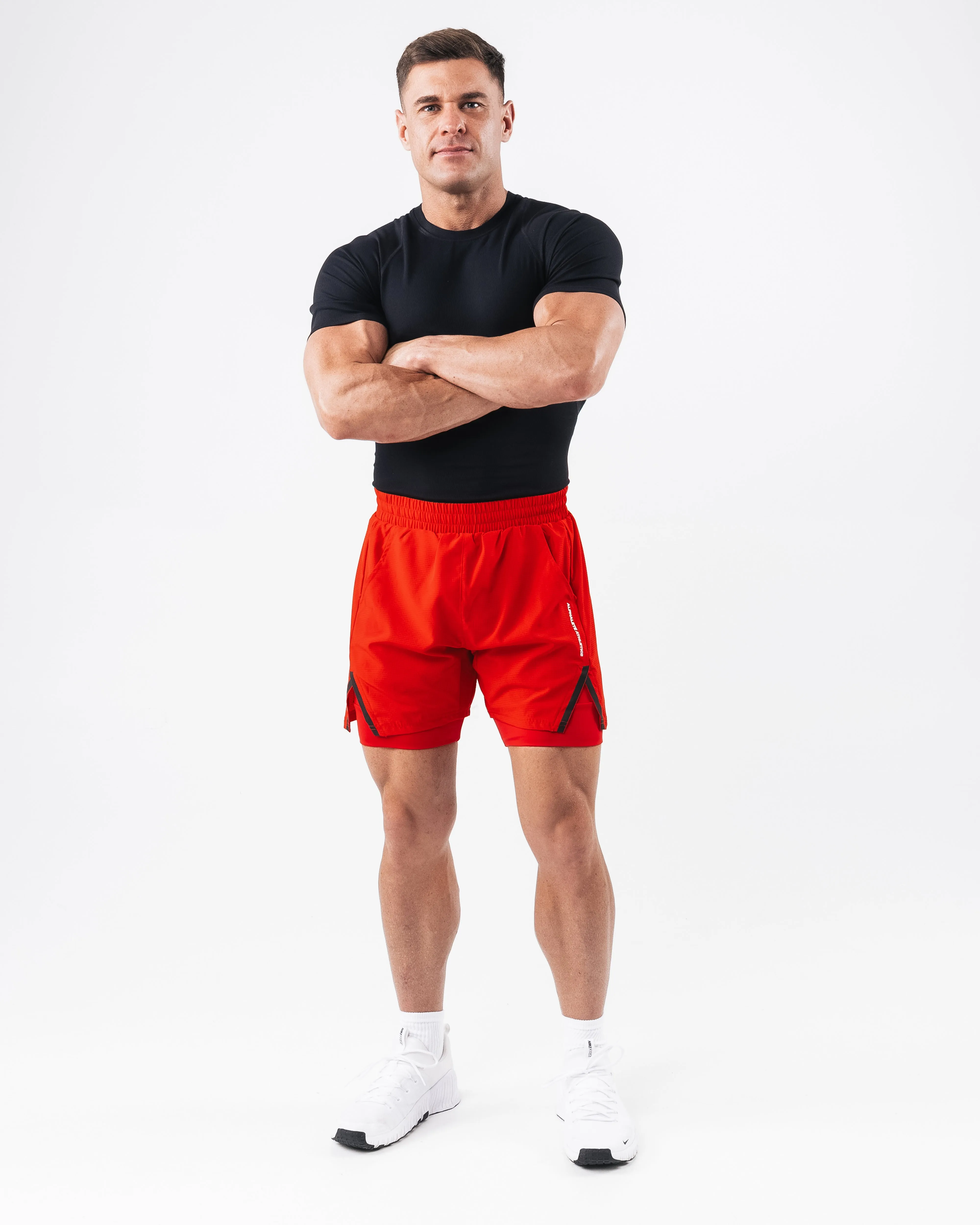 printed shorts Infinity Short - Formula Red